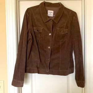 Brown corduroy jacket